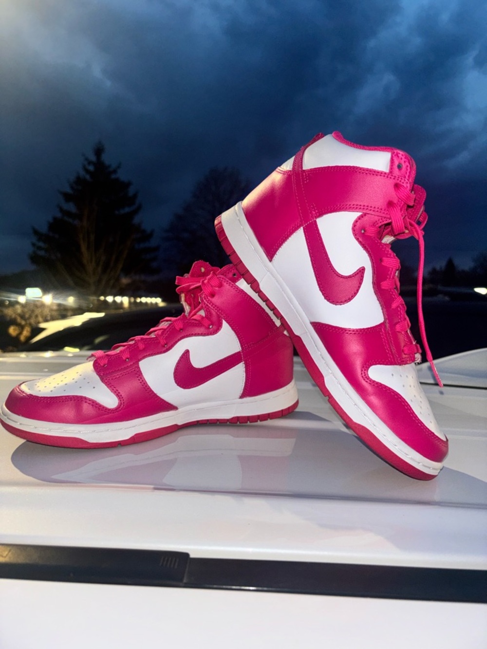 Nike Dunk High Pink Prime White Women’s Size 8.5 – Clean w/ Box